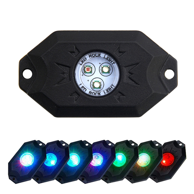 LED RGB steinlys for lastebil og båt JG-R002