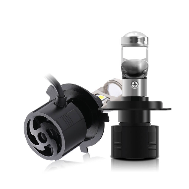 Mini Project Lens H4 / H7 LED Headlight Pære JG-Y9